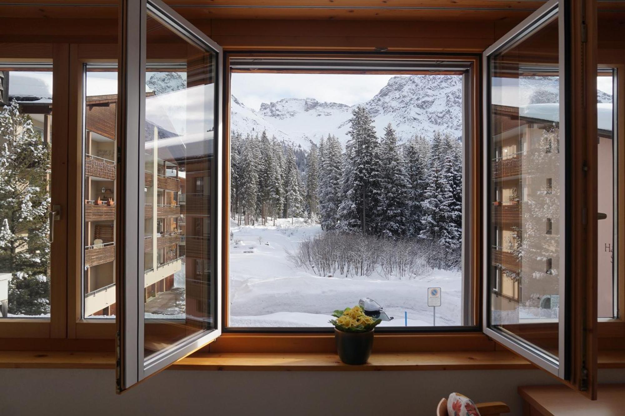 The Window To The Mountains Διαμέρισμα Αρόζα Εξωτερικό φωτογραφία